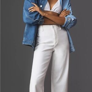 PAIGE Pink Wide-Leg Pants